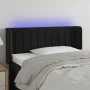 Cabecero con LED de terciopelo negro 83x16x78/88 cm de vidaXL, Cabeceros y pies de cama - Ref: Foro24-3123506, Precio: 49,82 ...