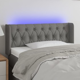 Kopfteil aus dunkelgrauem Stoff mit LED 103x16x78/88 cm von vidaXL, Kopf- und Fußteile - Ref: Foro24-3123563, Preis: 54,07 €,...