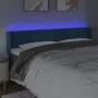 LED-Kopfteil aus dunkelblauem Samt, 183 x 16 x 78/88 cm von vidaXL, Kopf- und Fußteile - Ref: Foro24-3123538, Preis: 85,93 €,...
