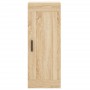 Aparador de madera contrachapada roble Sonoma 34,5x34x180 cm