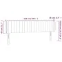 Kopfteil aus schwarzem Samt mit LED 163x16x78/88 cm von vidaXL, Kopf- und Fußteile - Ref: Foro24-3123530, Preis: 84,05 €, Rab...