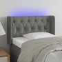 Kopfteil aus dunkelgrauem Stoff mit LED 83x16x78/88 cm von vidaXL, Kopf- und Fußteile - Ref: Foro24-3123547, Preis: 52,67 €, ...