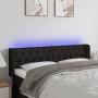 Kopfteil aus schwarzem Stoff mit LED 163x16x78/88 cm von vidaXL, Kopf- und Fußteile - Ref: Foro24-3123580, Preis: 85,61 €, Ra...
