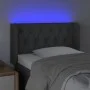 Kopfteil aus dunkelgrauem Stoff mit LED 83x16x78/88 cm von vidaXL, Kopf- und Fußteile - Ref: Foro24-3123547, Preis: 55,39 €, ...