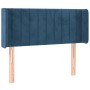 Dark blue velvet LED headboard 103x16x78/88 cm by vidaXL, Headboards and footboards - Ref: Foro24-3123520, Price: 59,57 €, Di...