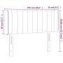 LED-Kopfteil aus dunkelblauem Samt, 103 x 16 x 78/88 cm von vidaXL, Kopf- und Fußteile - Ref: Foro24-3123520, Preis: 59,57 €,...