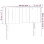 LED-Kopfteil aus dunkelblauem Samt, 103 x 16 x 78/88 cm von vidaXL, Kopf- und Fußteile - Ref: Foro24-3123520, Preis: 61,59 €,...