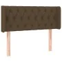 Headboard with LED in dark brown fabric 93x16x78/88 cm by vidaXL, Headboards and footboards - Ref: Foro24-3123557, Price: 61,...