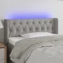Cabecero con LED de tela gris claro 103x16x78/88 cm de vidaXL, Cabeceros y pies de cama - Ref: Foro24-3123562, Precio: 54,30 ...