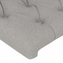 Light gray fabric headboard with LED 103x16x78/88 cm by vidaXL, Headboards and footboards - Ref: Foro24-3123562, Price: 52,62...