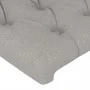 Light gray fabric headboard with LED 103x16x78/88 cm by vidaXL, Headboards and footboards - Ref: Foro24-3123562, Price: 54,30...