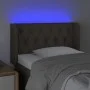 Kopfteil mit LED aus taupegrauem Stoff 83x16x78/88 cm von vidaXL, Kopf- und Fußteile - Ref: Foro24-3123550, Preis: 59,62 €, R...