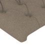 Headboard with LED in taupe gray fabric 83x16x78/88 cm by vidaXL, Headboards and footboards - Ref: Foro24-3123550, Price: 57,...