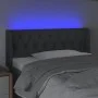 Dark gray fabric headboard with LED lights 93x16x78/88 cm by vidaXL, Headboards and footboards - Ref: Foro24-3123555, Price: ...