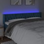 LED-Kopfteil aus dunkelblauem Samt, 183 x 16 x 78/88 cm von vidaXL, Kopf- und Fußteile - Ref: Foro24-3123636, Preis: 105,38 €...
