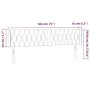 LED-Kopfteil aus dunkelblauem Samt, 183 x 16 x 78/88 cm von vidaXL, Kopf- und Fußteile - Ref: Foro24-3123636, Preis: 102,22 €...