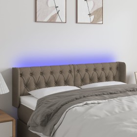 Cabecero con LED de tela gris taupe 163x16x78/88 cm de vidaXL, Cabeceros y pies de cama - Ref: Foro24-3123582, Precio: 96,87 ...