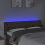 Headboard with LED in taupe gray fabric 163x16x78/88 cm by vidaXL, Headboards and footboards - Ref: Foro24-3123582, Price: 97...