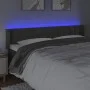 Dunkelgraues Samtkopfteil mit LED 163x16x78/88 cm von vidaXL, Kopf- und Fußteile - Ref: Foro24-3123725, Preis: 84,22 €, Rabat...