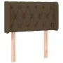 Cabecero con LED de tela marrón oscuro 83x16x78/88 cm de vidaXL, Cabeceros y pies de cama - Ref: Foro24-3123549, Precio: 56,1...