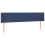 Cabecero con LED de tela azul 183x16x78/88 cm de vidaXL, Cabeceros y pies de cama - Ref: Foro24-3123690, Precio: 79,01 €, Des...