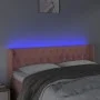 Cabecero con LED de terciopelo rosa 163x16x78/88 cm de vidaXL, Cabeceros y pies de cama - Ref: Foro24-3123631, Precio: 83,55 ...