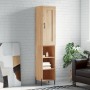 Aparador de madera contrachapada roble Sonoma 34,5x34x180 cm