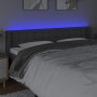 Dunkelgraues Stoffkopfteil mit LED 183x16x78/88 cm von vidaXL, Kopf- und Fußteile - Ref: Foro24-3123685, Preis: 91,04 €, Raba...