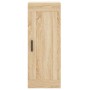 Aparador de madera contrachapada roble Sonoma 34,5x34x180 cm