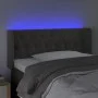 Dark gray velvet headboard with LED 93x16x78/88 cm by vidaXL, Headboards and footboards - Ref: Foro24-3123609, Price: 75,77 €...
