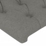 Dark gray fabric headboard with LED 203x16x78/88 cm by vidaXL, Headboards and footboards - Ref: Foro24-3123595, Price: 84,68 ...