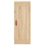 Aparador de madera contrachapada roble Sonoma 34,5x34x180 cm