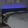 Cabecero con LED de tela azul 203x16x78/88 cm de vidaXL, Cabeceros y pies de cama - Ref: Foro24-3123600, Precio: 89,37 €, Des...