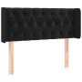Black velvet headboard with LED 93x16x78/88 cm by vidaXL, Headboards and footboards - Ref: Foro24-3123610, Price: 59,31 €, Di...