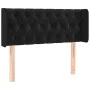 Black velvet headboard with LED 93x16x78/88 cm by vidaXL, Headboards and footboards - Ref: Foro24-3123610, Price: 63,17 €, Di...