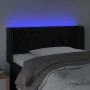 Black velvet headboard with LED 93x16x78/88 cm by vidaXL, Headboards and footboards - Ref: Foro24-3123610, Price: 63,17 €, Di...
