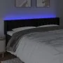 Black velvet headboard with LED 203x16x78/88 cm by vidaXL, Headboards and footboards - Ref: Foro24-3123640, Price: 94,05 €, D...