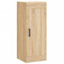 Aparador de madera contrachapada roble Sonoma 34,5x34x180 cm