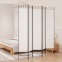 Divider screen with 5 white fabric panels 200x220 cm by vidaXL, Room dividers - Ref: Foro24-350170, Price: 58,83 €, Discount: %