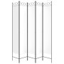 Divider screen with 5 white fabric panels 200x220 cm by vidaXL, Room dividers - Ref: Foro24-350170, Price: 58,83 €, Discount: %