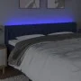 Blue fabric headboard with LED 183x16x78/88 cm by vidaXL, Headboards and footboards - Ref: Foro24-3123592, Price: 91,09 €, Di...