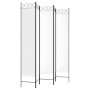 Divider screen with 5 white fabric panels 200x220 cm by vidaXL, Room dividers - Ref: Foro24-350170, Price: 58,83 €, Discount: %