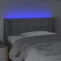 Cabecero con LED de tela gris claro 103x16x78/88 cm de vidaXL, Cabeceros y pies de cama - Ref: Foro24-3123660, Precio: 51,81 ...