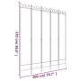Divider screen with 5 white fabric panels 200x220 cm by vidaXL, Room dividers - Ref: Foro24-350170, Price: 58,83 €, Discount: %