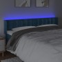 LED-Kopfteil aus dunkelblauem Samt, 183 x 16 x 78/88 cm von vidaXL, Kopf- und Fußteile - Ref: Foro24-3123734, Preis: 83,64 €,...