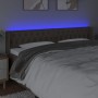 Kopfteil aus taupegrauem Stoff mit LED 203x16x78/88 cm von vidaXL, Kopf- und Fußteile - Ref: Foro24-3123598, Preis: 104,22 €,...