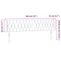 Rosa Samtkopfteil mit LED 183x16x78/88 cm von vidaXL, Kopf- und Fußteile - Ref: Foro24-3123637, Preis: 91,05 €, Rabatt: %