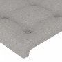 Kopfteil aus hellgrauem Stoff mit LED 93x16x78/88 cm von vidaXL, Kopf- und Fußteile - Ref: Foro24-3123652, Preis: 54,37 €, Ra...