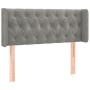 Light gray velvet headboard with LED 93x16x78/88 cm by vidaXL, Headboards and footboards - Ref: Foro24-3123608, Price: 64,99 ...