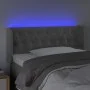 Hellgraues Samtkopfteil mit LED 93x16x78/88 cm von vidaXL, Kopf- und Fußteile - Ref: Foro24-3123608, Preis: 69,09 €, Rabatt: %
